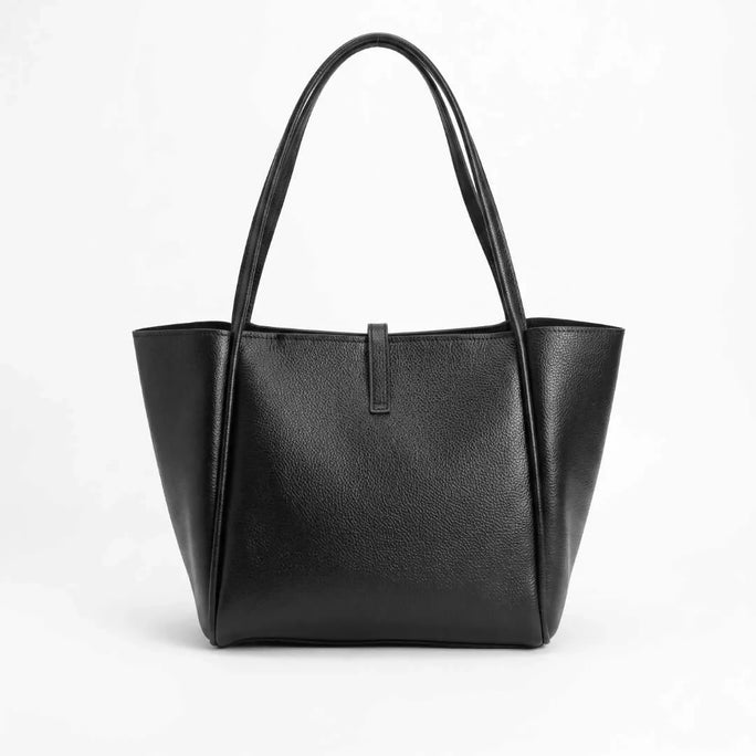 WestStyle - Women's 2PCs Joblet Tote Bag in Black Color