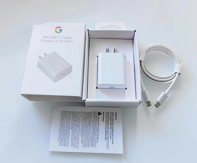 Google Pixel 30W USB-C Fast Charger with Cable (Model G9BR1)