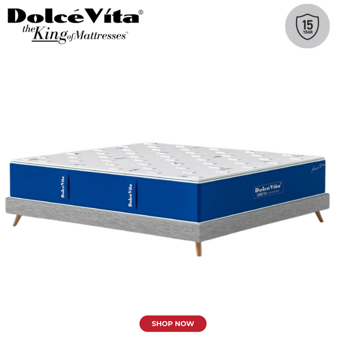 Dolce Vita Fresco 02 Pro Pocket Spring Mattress | Urban Series | 15 Years Brand Warranty