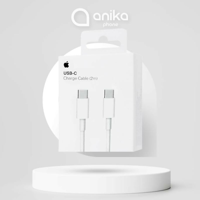 Original Apple 20watt/ USB-C to USB-C Fast Charging Cable & Power Adapter | PD Charger | Type C Data Sync Cable for iPhone 15, MacBook, iPad Pro, Samsung & All Type-C Devices (1m/2m)