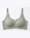 Sajiero Padded Seamless Curve Bra - Olive Green