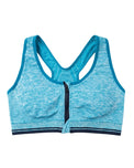 Sajiero Sports Bra - Zip Fit - Teal