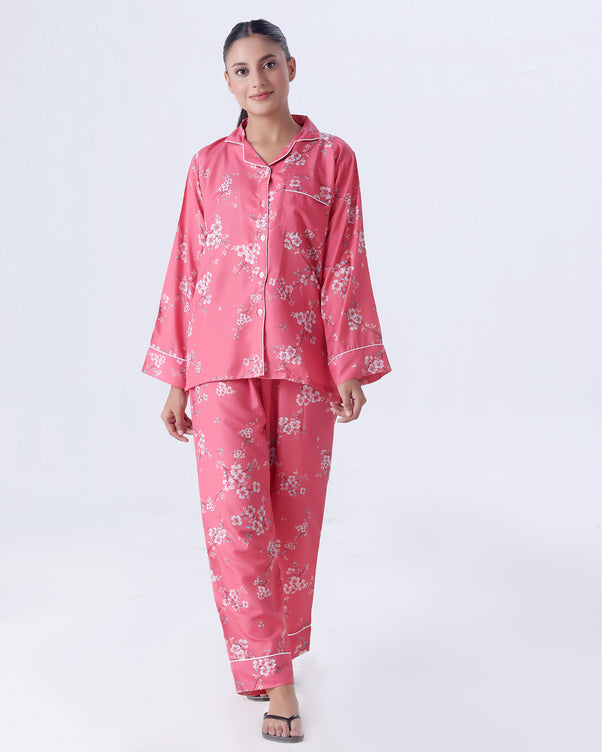Sajiero Summer Pajama Suit - Cozy Pink
