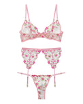 Sajiero Garter Set - Blossom Muse - Pink