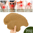 Sumifun Knee Patch 12 Pieces | Chinese Herbal Plaster | Knee & Joint Care Patch | Comfortable External Use