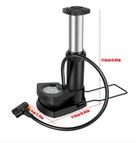 High Pressure Foot Air Pump with Gauge Heavy-Duty Foot Bike Pump for Bicycle Ball Scooter Car Inflatable Toys Mini Pump
