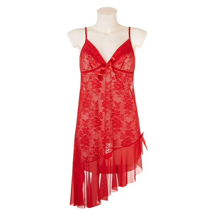 Sajiero Babydoll Lingerie  - Lace Drift