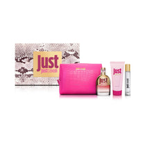 Roberto Cavalli Just Cavalli Woman Gift Set - EDT 75ml + Body Lotion 100ml + Purse Spray 15ml + Pouch(8052464898473)