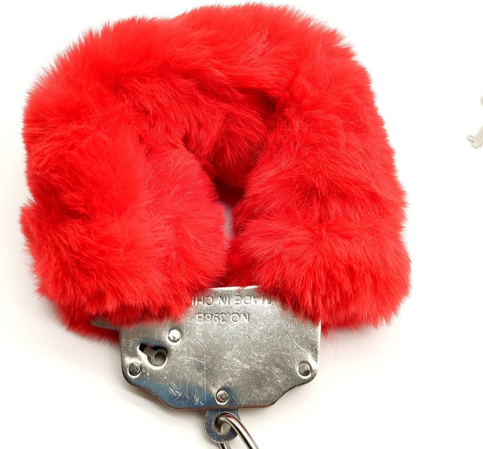 Sajiero Furry Handcuffs - Red