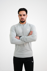 AUH Apex Quarter-Zip Pullover-GRAY