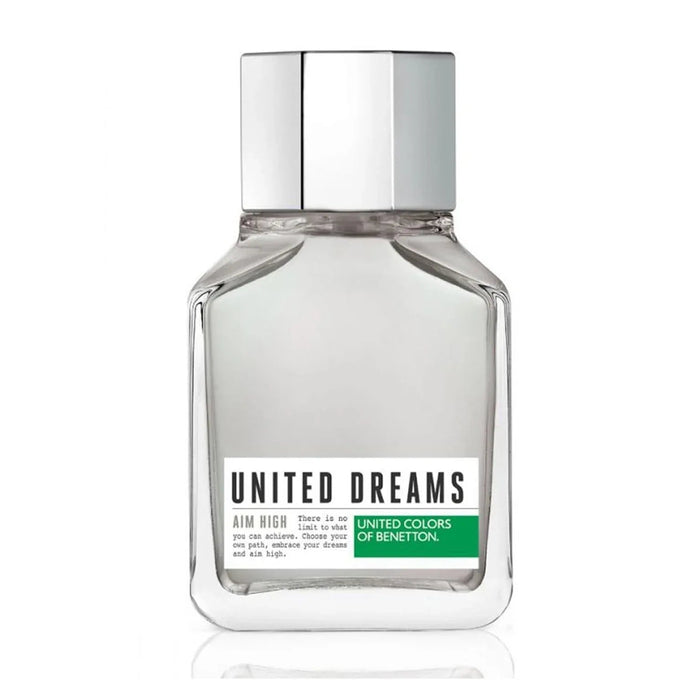 Benetton United Dreams Aim High Eau De Toilette for Men 100ml (8433982002243)