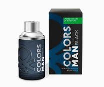 Benetton Colors Black Eau De Toilette for Men 100ml (8433982013201)