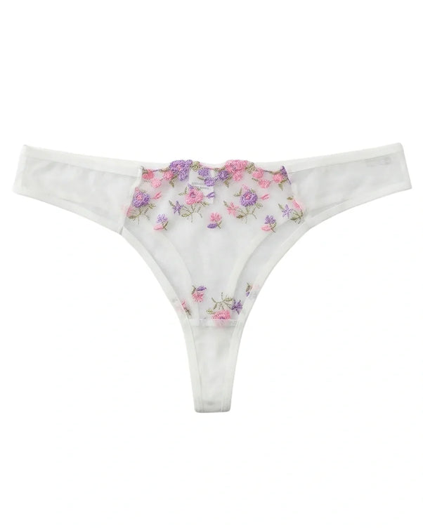 Sajiero Non Padded Bra Set - Blush Veil - Pink