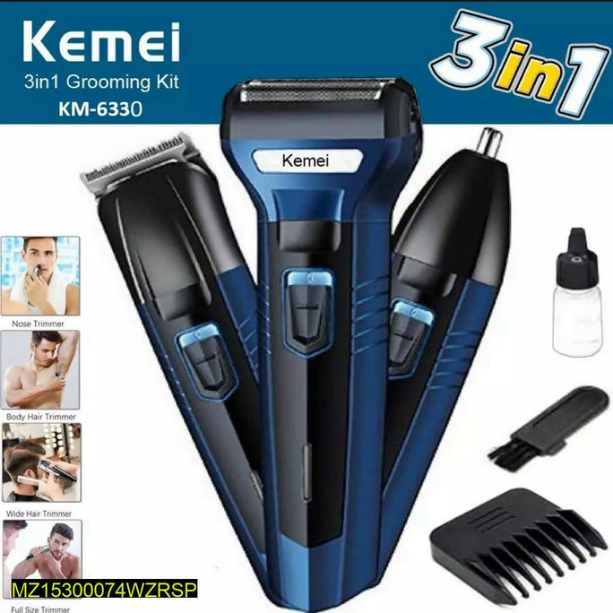 Original Kemei KM-6332 Professional 3-in-1 Grooming Kit
