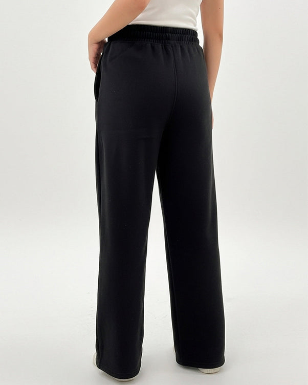 Sajiero Fleece Trouser -Everyday Fit - Black