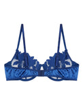 Sajiero Non Padded Bra Set - Roselle Bloom - Blue