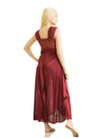 Sajiero Elegant 1 Piece Cross Cut Long Nightie (011)