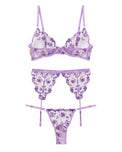 Sajiero Garter Set - Blossom Muse - Purple