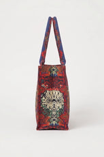 WestStyle - Tiger Print Canvas Tote Bag for University Girls & Office Working Women