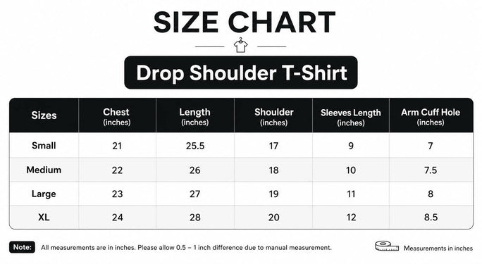 Plain Round Panel Oversized T-shirt