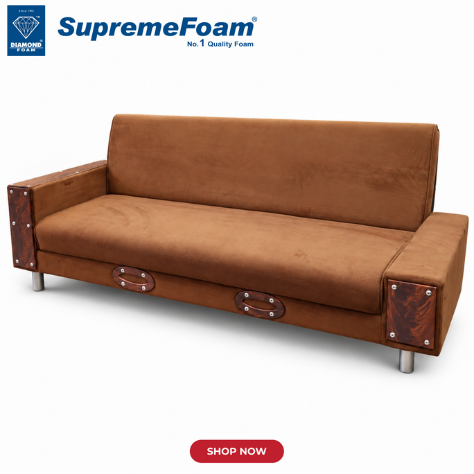 Diamond Supreme Foam Alfa Sofa Cum Bed | Diamond Foam Official Store