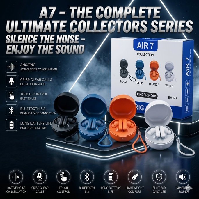 Air 7 True Wireless Earbuds with ANC/ENC