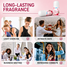 Sumifun Roll-On Perfume Body 30ml | Rose Fragrance Roll-On Deodorant for Underarms | Long Lasting Freshness for Women