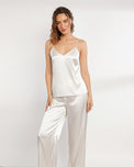 Sajiero Silk Sleeveless Pj Suit - Dream Silk