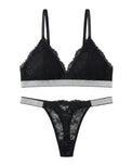 Sajiero Non Padded Bra Set - Fleur