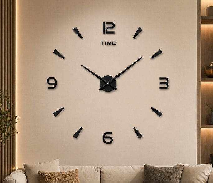 Wall Clock With 6 Inch Needles
