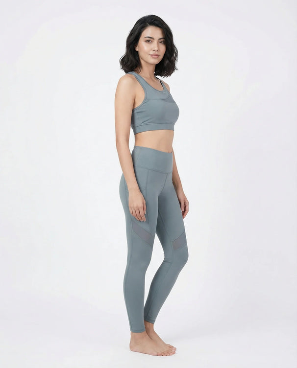 Sajiero Activewear Set - Fit Fusion - Sky Blue