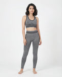 Sajiero Activewear Set - Aero Fit - Grey