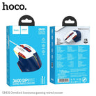 HOCO GM31 Overlord RGB Wired Gaming Mouse 3600 DPI 7 Buttons