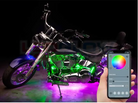 Mobile App Control Bike and Car Interior Ambient Atmosphere Light RGB Foot Light Backlight DC 12V LED Decorative Lamp