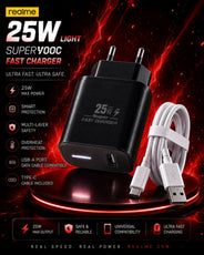 Realme 25W SuperVOOC Fast Charger with Type-C Cable