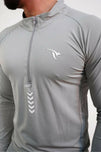AUH Apex Quarter-Zip Pullover-GRAY