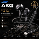 Original Samsung AKG Type-C Handsfree Premium Deep Bass Wired Earphones Noise Isolating Gaming Headphones With Mic For All Android Devices, Type-C iPhones & iPad