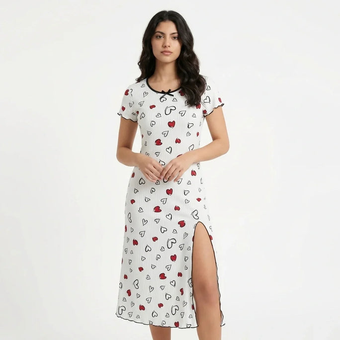 Sajiero Babydoll Lingerie  - Heart Smooch