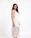 Sajiero Babydoll Lingerie  - Noirelle - White