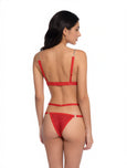 Sajiero Babydoll Lingerie  - Zyra - Red