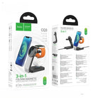 HOCO CQ3 Noble 3 in 1 Magnetic Wireless Fast Charger Foldable