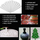 White Ceramic Cones home