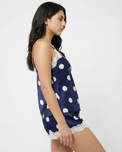 Sajiero Cami Set - Polka Smooth - Navy Blue