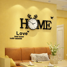 Elegant Home Clock with White Dial