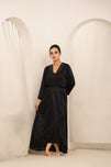 Sajiero Gown Set - Liora Silk - Black