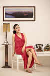 Sajiero Gown Set - Orina Silk - Pink