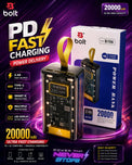 Bolt B106 20000mAh Transparent Power Bank
