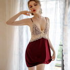Sajiero Babydoll Lingerie  -  Lace Trim Slip