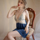 Sajiero Babydoll Lingerie  -  Lace Trim Slip