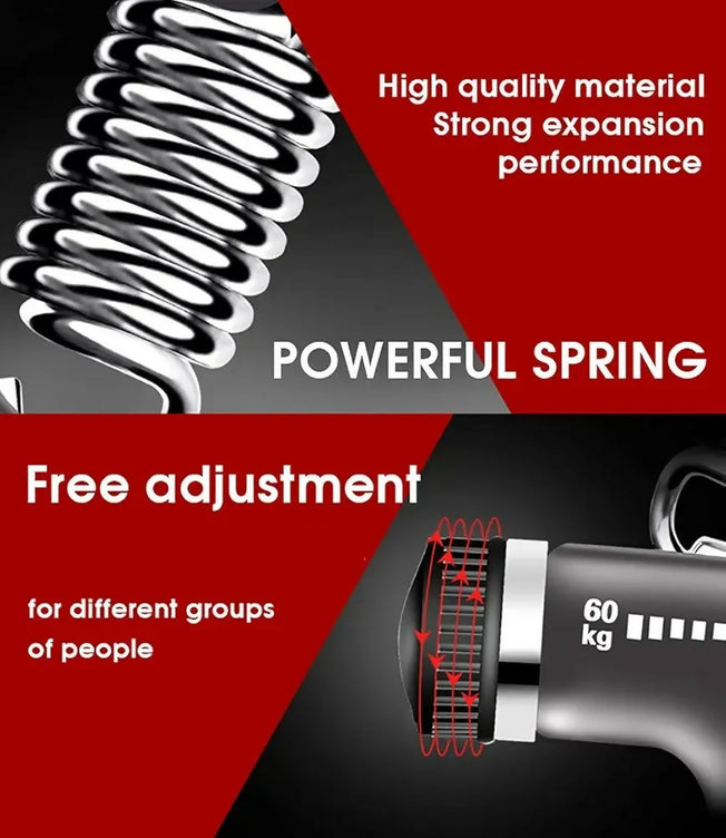 Adjustable Hand Grip Power Exerciser Forearm Wrist Strengthener Gripper With Counter